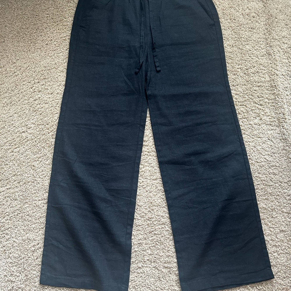Women’s Black Wide Leg Casual Pants